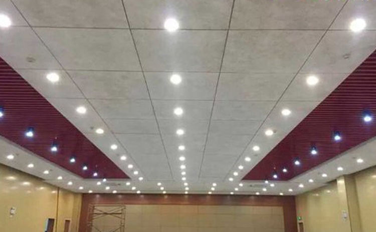 四川樂(lè)山學(xué)校會(huì)議室吸音纖維板聲學(xué)工程-2